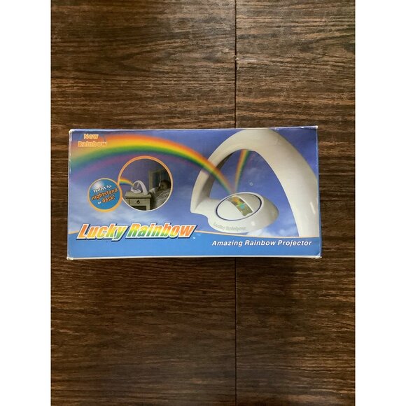 Lucky Rainbow Amazing Rainbow Night Light Projector NIB Lamp Decor Battery RoHS - Picture 6 of 6